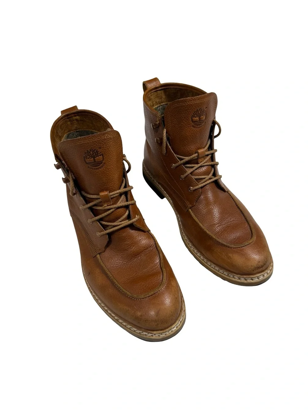 Timberland West Haven A12V6 Anti Fatigue Leather Boots Brown Men’s US 9